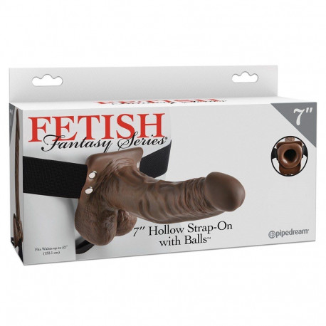 FFS rihmdildo 7 õõnes palliga