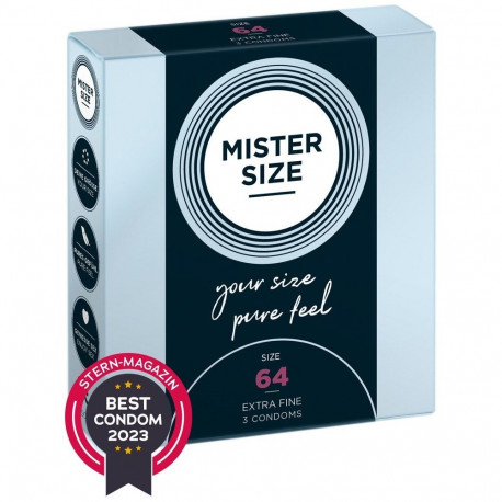 Mister Size kondoomid 64mm 3szt.