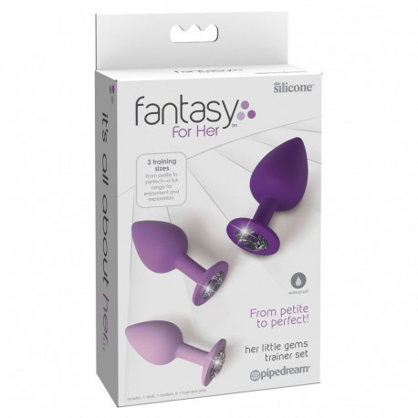 Fantasy For Her silikoonist anaaltapid Her little gems komplekt 3tk