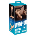 Silikoonist rihmaga dildo +5cm