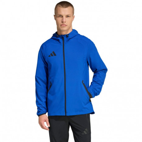 Kurtka męska adidas Tiro 26 Travel Windbreaker niebieska KD3335 2XL