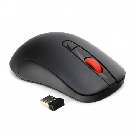 MOUSE OMEGA OM-520 1200-1600 DPI 4D WIRELESS FULL SIZE BLACK [45269]