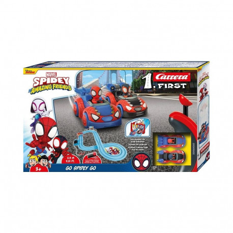 Vehicle & Track Set - Carrera Spidey Track Go Spidey Go! 2.9m Red Blue