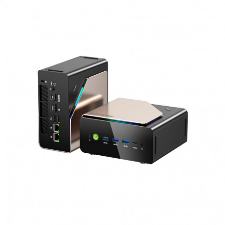 Mini PC - GMKtec EVO-T1, Intel Core Ultra 9 285H, 64GB RAM, 1TB SSD, Black
