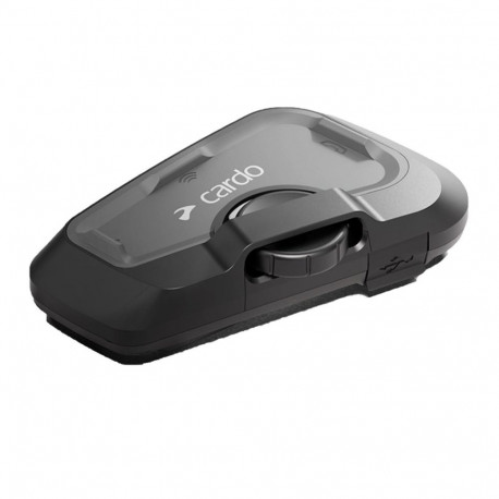 Motorcycle Intercom - Cardo FRC4X103 4 Channels 1200 m Bluetooth 5.2 Black