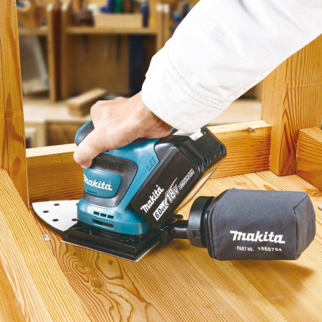 Power Tool - Makita DBO480Z 14000 OPM 210 W Random Orbital Sander Black, Blue