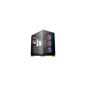 Computer Case - Krux Atron KRXD017 Midi Tower, USB 3.2, Tempered Glass, Black