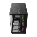 Computer Case - Krux Tano Midi Tower PC Case E-ATX/ATX, Tempered Glass, Black