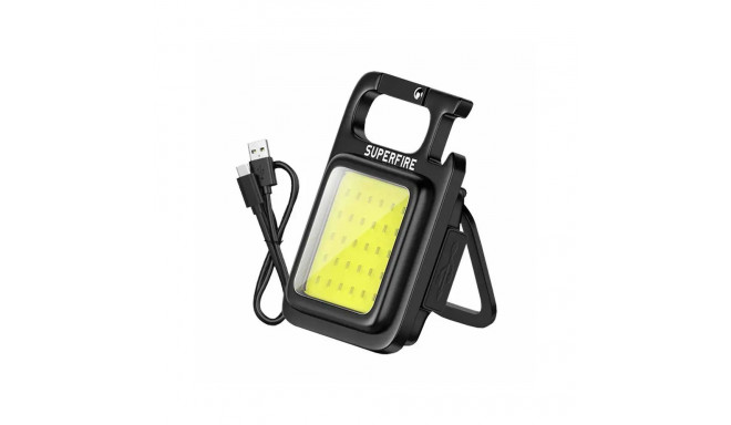 Superfire MX16 flashlight, 600 lm, 500 mAh, USB-C, 4 modes