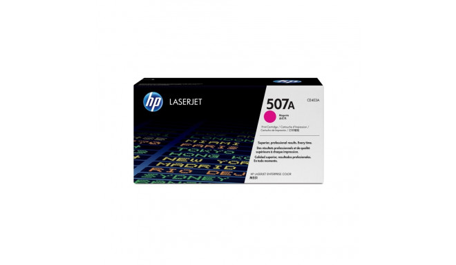 HP 507A (CE403A) Toner Cartridge, Magenta