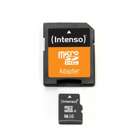 Intenso mälukaart 3403470 16GB MicroSDHC Class 4 SD-adapteriga