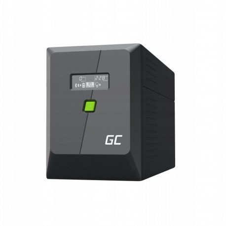 Green Cell liini-interaktiivne katkematu toiteallikas (UPS) 1.5kVA 1050W 5 AC-pistikut