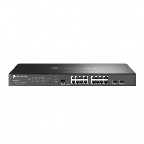 TP-Link Omada halduslüliti 16-pordiline 2.5G ja 2-pordiline 10GE SFP+ L2+ 8-pordise PoE+ga