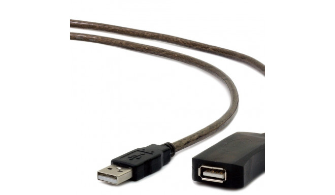Gembird USB A/USB A M/F 10m USB kaabel USB 2.0 must