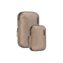 Thule | Compression Cube Set, Small/Medium | Packing Cube | Gentle Beige