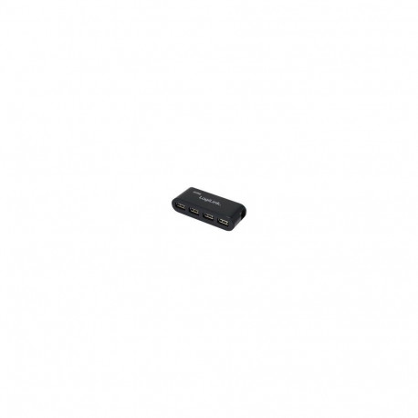 Logilink USB 2.0 4-pordiline jaotur toiteadapteriga