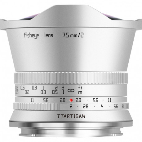 TTARTISAN 7,5mm f/2,0 Fisheye, silber - Nikon Z
