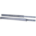 Inter-Tech 2U telescopic rails 455 mm (gray)