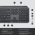 DE layout - Logitech MX Keys for Business, keyboard (graphite)