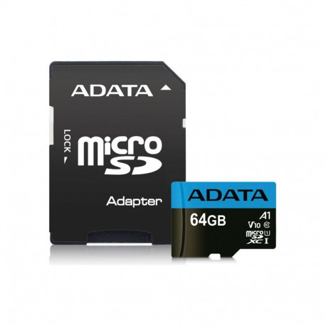 ADATA microSD 64GB Premier UHS-I Cl10 - + Adapter