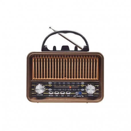 Tracer 47774 RTX200 ShockWave Radio FM, Dark Wood