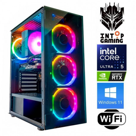 INTOP Ultra 5  225F 32GB DDR5 500SSD M.2 NVME RTX5070 12GB WiFi WIN11Pro
