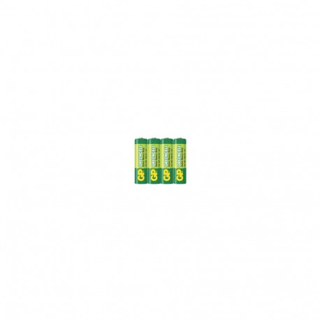 GP Battery (AA) GREENCELL Zink carbon R6/AA 15G-S4 (4 batteries / shrink) 1.5V