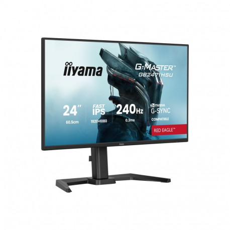 IIYAMA GB2471HSU-B1 24inch Fast IPS Gaming G-Master Red Eagle FreeSync Premium / G-Sync Compatible 1