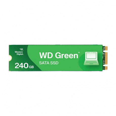 WD Green sisene SSD WDS240G3G0B 240GB M.2 2280 SATA 6Gb/s SanDiski tehnoloogiaga