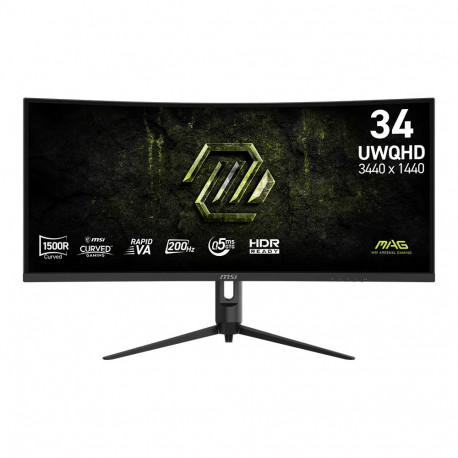 Monitor 34 inches MAG 342CQRF E20 UWQHD/Curved/200Hz/black