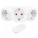 Remote-controlled x3 socket outlets GB313 F