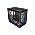 Case Elite 600 black 7*ARGB Fan Version + Hub