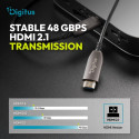 AOC HDMI-kaabel hübriid HDMI-A pistik-pistik HDMI 2.1 UHD-2 8K@60Hz 48Gbps HDR eARC HDCP 2.2 CEC 20m