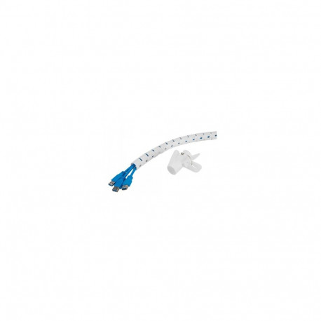 NEOMOUNTS SPIRAL CABLE WRAP, Ø25 MM., MULTIPLE CABLES, WHITE