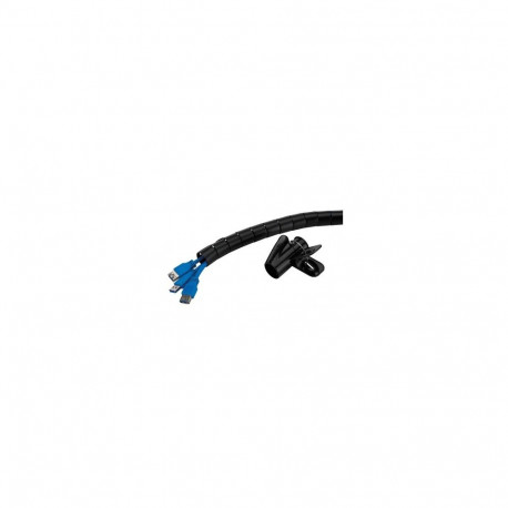 NEOMOUNTS SPIRAL CABLE WRAP, Ø25 MM., MULTIPLE CABLES, BLACK