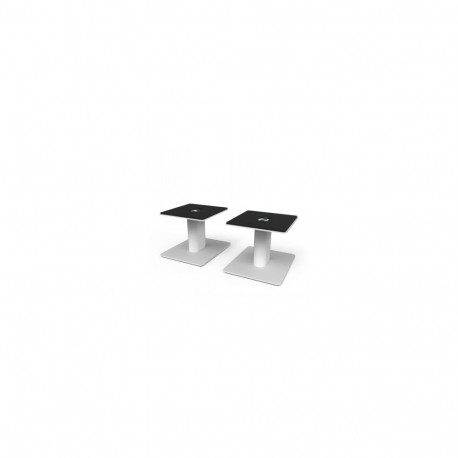 KANTO AUDIO 6" UNIVERSAL DESKTOP SPEAKER STANDS - WHITE (PAIR)