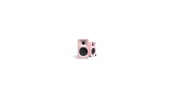 KANTO AUDIO 100W POWERED REFERENCE DESKTOP SPEAKERS WITH BLUETOOTH - PINK, PAIR (INCLUDES TYPE C POW