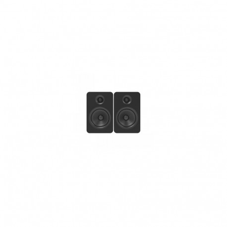 KANTO AUDIO PAIR - PASSIVE SPEAKERS WITH 1" SILK DOME TWEETER AND 5.25" KEVLAR WOOFER - BLACK
