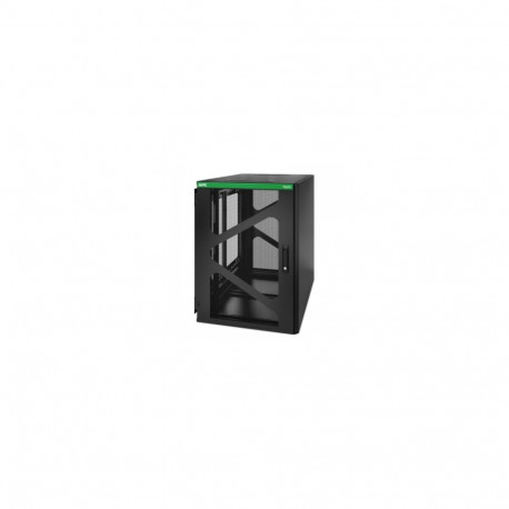 APC NETSHELTER 18U WALLMOUNT RACK ENCLOSURE CABINET SIDE MOUNT UPS DEPTH