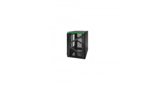 APC NETSHELTER 18U WALLMOUNT RACK ENCLOSURE CABINET SIDE MOUNT UPS DEPTH