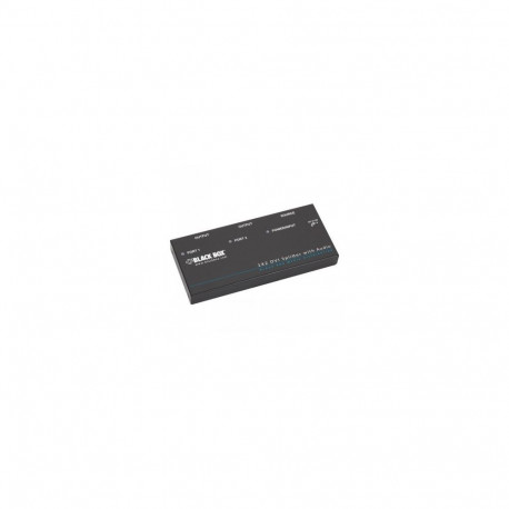 BLACK BOX DVI-D SPLITTER WITH AUDIO AND HDCP 1X2