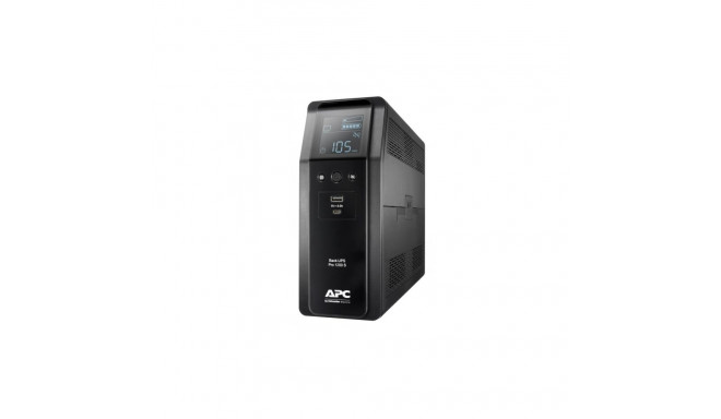 APC BACK UPS PRO BR 1200VA, SINEWAVE,8 OUTLETS, AVR, LCD INTERFACE