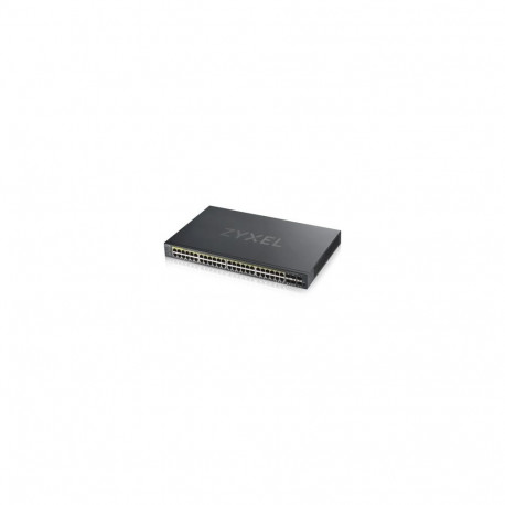 ZYXEL GS1920-48HPV2, 50 PORT SMART MANAGED POE SWITCH 48X GIGABIT COPPER POE AND 4X GIGABIT DUAL PER