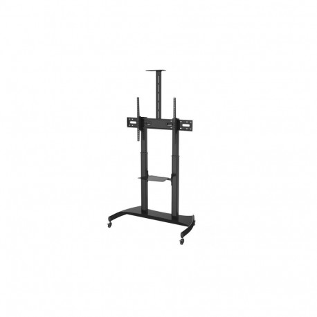 NEWSTAR MOBILE FLAT SCREEN FLOOR STAND (HEIGHT: 128-160 CM) 60-100" BLACK