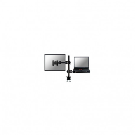 NEWSTAR FLAT SCREEN & NOTEBOOK DESK MOUNT (CLAMP)  10-27" BLACK