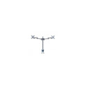 NEWSTAR FLAT SCREEN DESK MOUNT (CLAMP)  10-27" SILVER