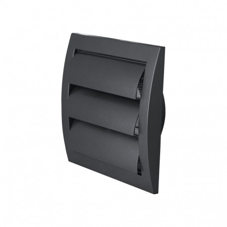 Võre 148x153mm 100mm plastikust, antratsiit