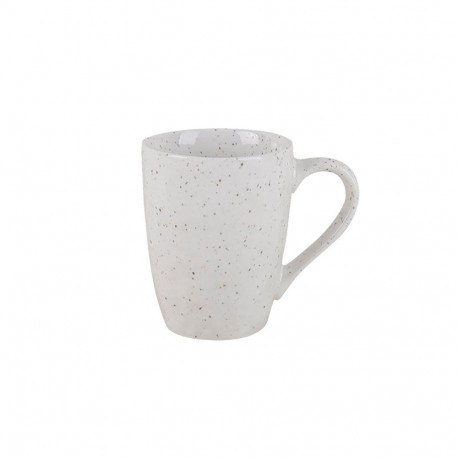 MUG 350ML WHITE DOTS STRACCIATELLA