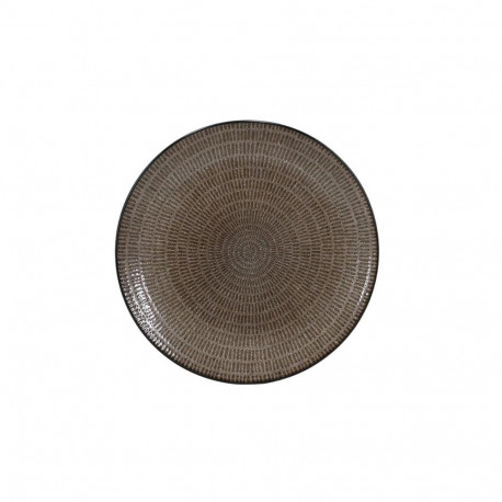 DINNER PLATE 26.7CM BROWN CHESTNUT NOIR