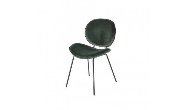 Roheline velveteisest söögitool DN-723